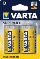Элемент питания VARTA  R20 Superlife (2 бл)   (24/120) Элемент питания VARTA  R20 Superlife (2 бл)   (24/120)