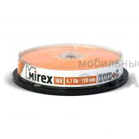 Диск DVD+R Mirex Brand 16X 4,7GB Cake box 10 (10/300)