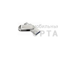 Флешка USB3.1 64GB  SanDisk  Ultra Dual Drive Luxe USB Type-C, серебро