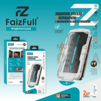 Стекло защитное антишпион FaizFull. FH400, с автоустановкой, в комплекте 2шт, для iPhone 15 Pro Max