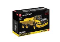 Конструктор детский MOULD KING 17010, DUMP TRUCK, самосвал, на пульте управления, 1888 деталей, желтый