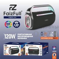 Аудио-колонка беспроводная FaizFull FK50 120W RGB IPX6 Аудио-колонка беспроводная FaizFull FK50 120W RGB IPX6